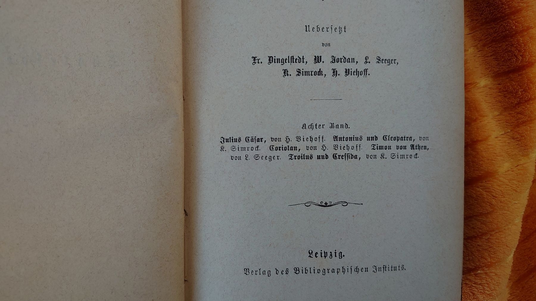 Bücher: Shakespeare Antike Stoffe Bd. 8 – Gebraucht aus Buchs SG von Looni-Maah 3