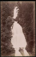 Fotografie Brienz, der Giessbach ergiess