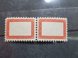 1918 Botenpost Vaduz -Sevelen Etikette ohne Aufdruck