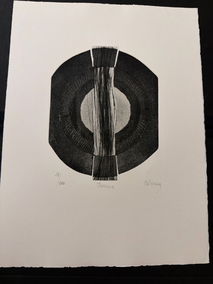Arts picturaux & lithographies: Lithographie "signe" 28/100 par C. Cornuz – D'occasion à Lausanne par Pascal9999