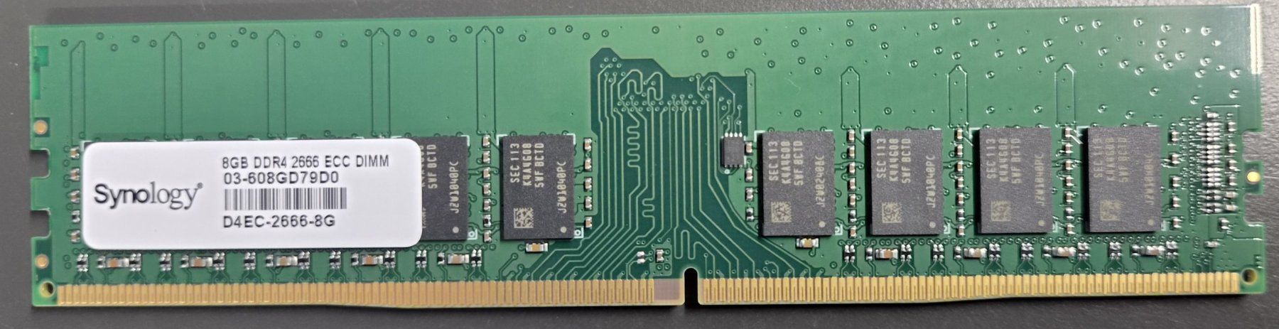 Memoria / RAM: Synology 8GB DDR4 2666 ECC DIMM – Usato da Schlossrued venduto da DPS44