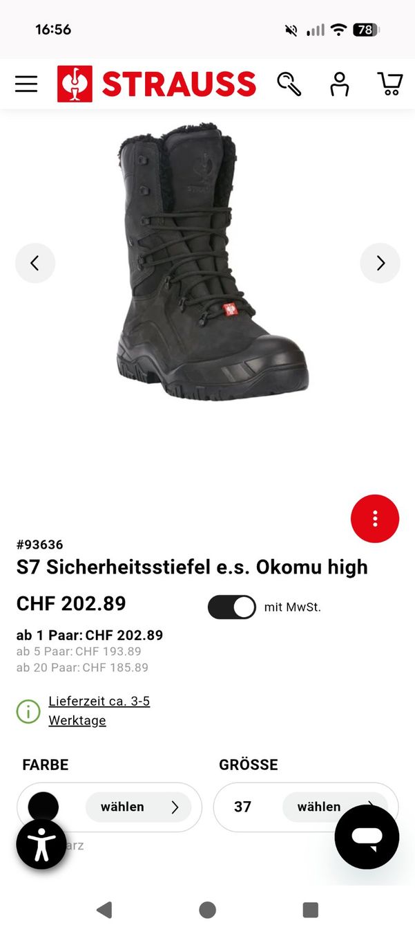 Engelbert Strauss Scarpe da donna: Engelbert Strauss Sicherheitsstiefel Gr. 39 – Usato da Eschenbach LU venduto da katjaju 3