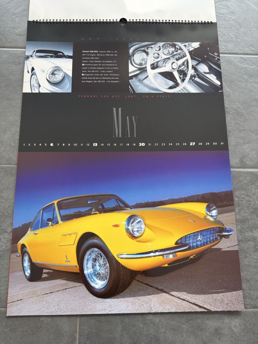 Ferrari Calendari: Original Ferrari Kalender 2001 – Usato da Wolfwil venduto da Rolex1 6