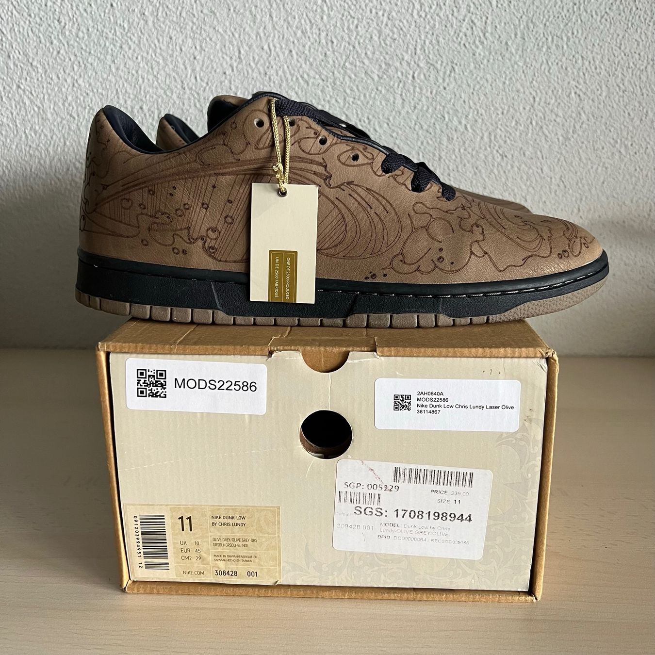 Nike Herrenschuhe: Nike Dunk Low Chris Lundy Laser 2003 – Neu und originalverpackt aus Stans von RemoZimmermann