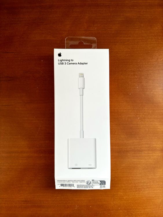 Lightning to USB 3 Camera Adapter mit original Verpackung | Kaufen auf ...