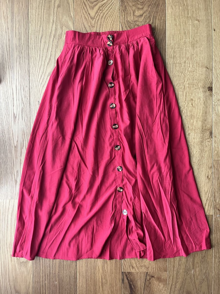 Röcke: Berthie red skirt midi – Neu (gemäss Beschreibung) aus Weiach von skynat