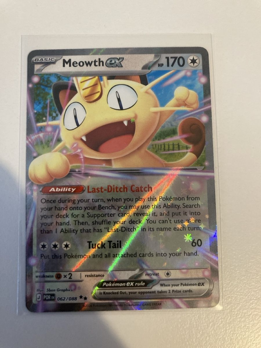 Pokémon Carte collezionabili: Meowth ex 062/088 EN – Nuovo (secondo la descrizione) da Wohlen AG venduto da Liridon22