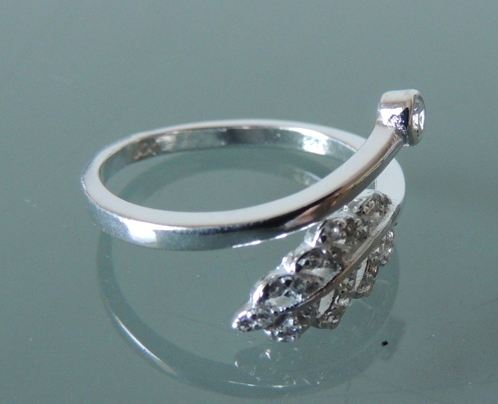 Sonstiger Schmuck: Silber 925 Fingerring mit Zirkonia – Neu und originalverpackt aus Waldenburg von schaller707 1