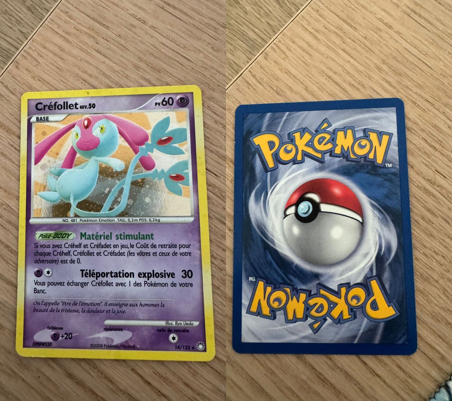 Pokémon Carte collezionabili: Créfollet 14/123 holo – Usato da Chavannes-Renens venduto da skywalker1942