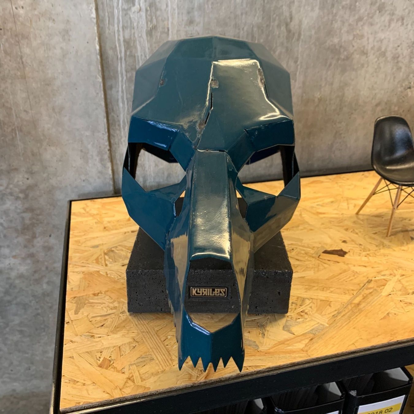 Masken: Blech-Maske 🐺 (Emailiert) – Neu (gemäss Beschreibung) aus Lüsslingen von kyriles 1