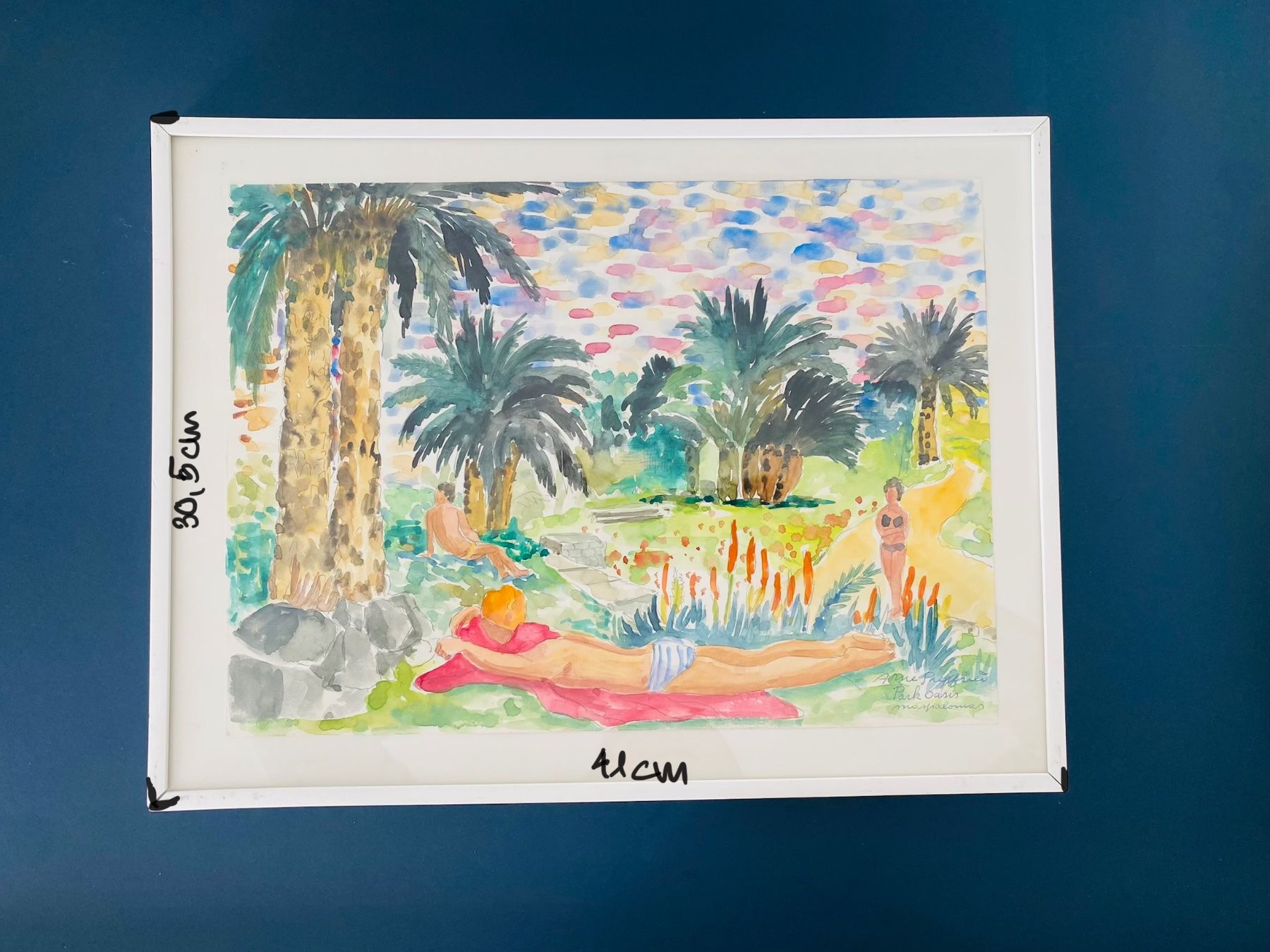 Dipinti: Aquarell von Arne Siegfried – Usato da Schaffhausen venduto da Theosike