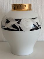 Magnifique Vase vintage AK KAISER en porcelaine peint main