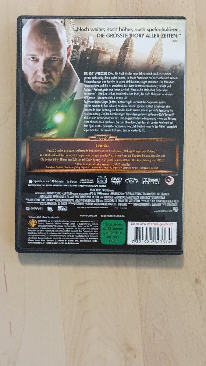 Tutti i DVDs: Superman Returns DVD – Usato da Embrach venduto da S24ch 3