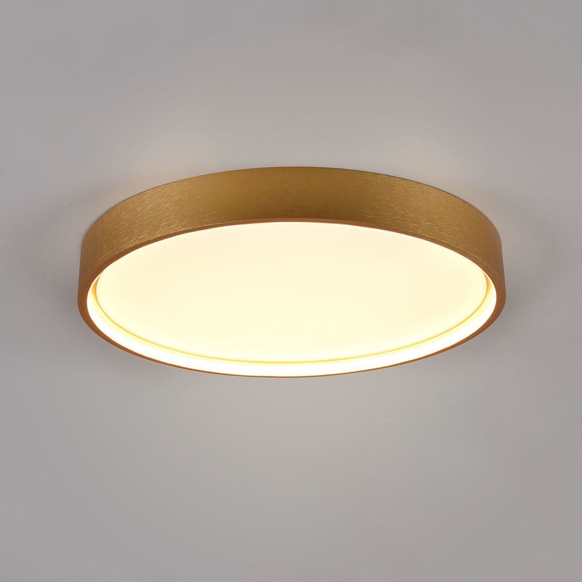 Lampadari & plafoniere: LED Deckenleuchte, Messing, 45 cm Ø – Nuovo (secondo la descrizione) da Kreuzlingen venduto da Smart-Light 1