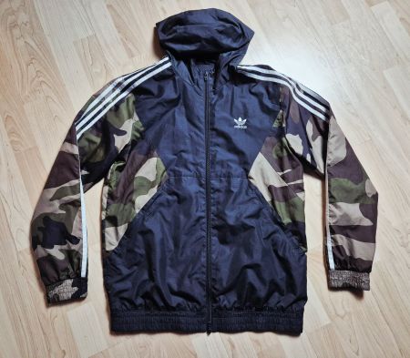 Rare Adidas Windbreaker Jacke Camouflage Grösse M