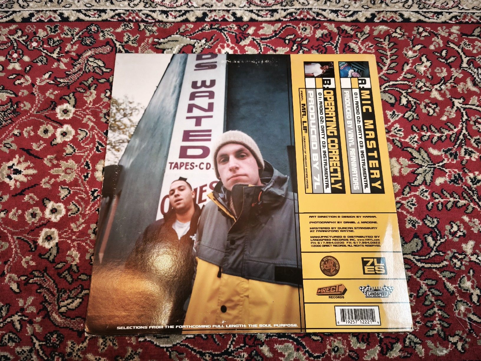 Dischi in vinile: 7L & Esoteric - Mic Mastery – Usato da Kandersteg venduto da digginblackpearlz 1