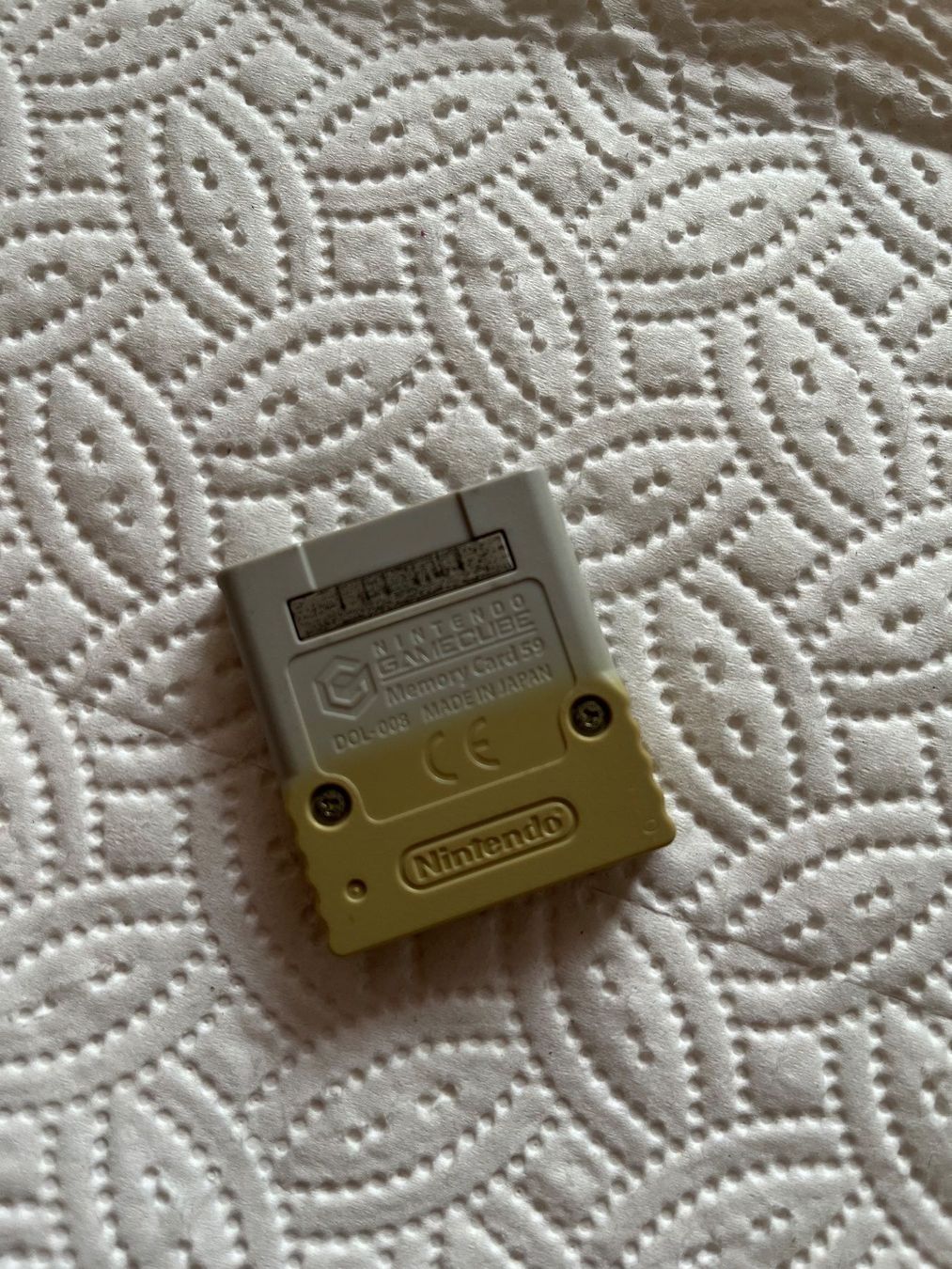 Memory unit & Memory card: Game Cube Memory Card (59 Bläcke) – Usato da Frenkendorf venduto da gelbeZinnie