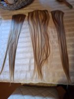 Haarteile Extensions Blond Braun gesträhnt neu