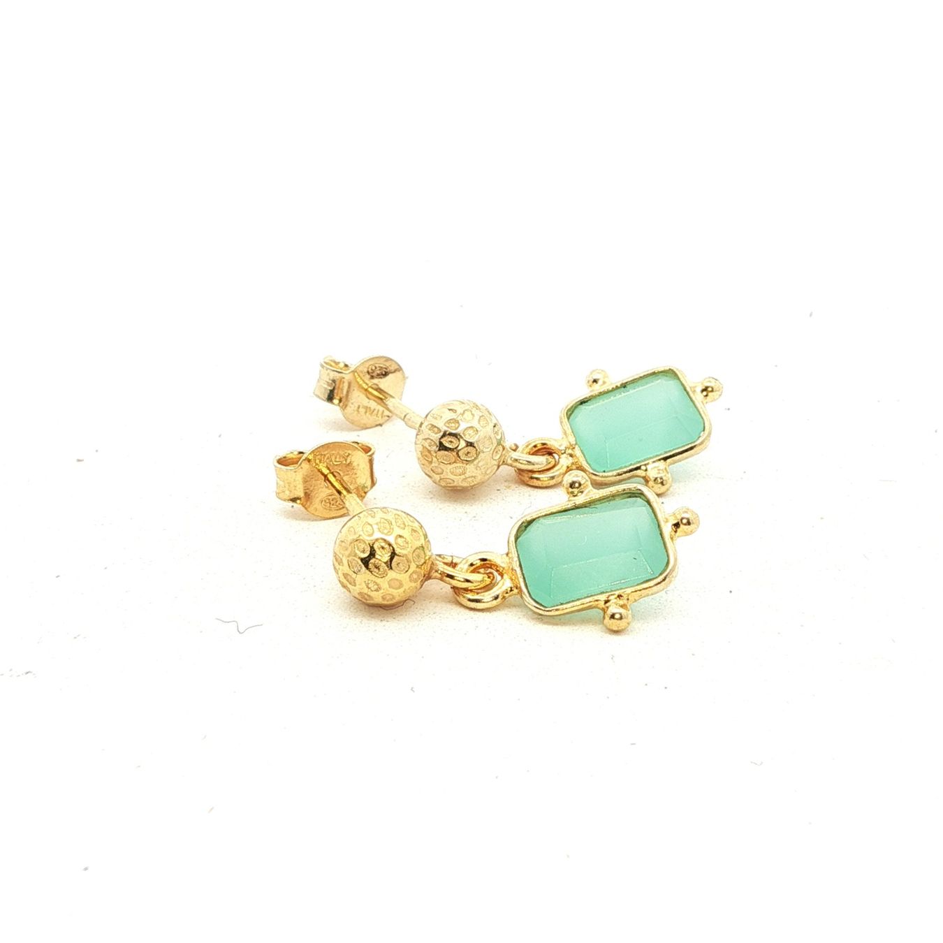 Olga Ribler Orecchini pendenti & Orecchini a lobo: Sterling Silber 925 Ohrstecker mit Amazonite – Nuovo (secondo la descrizione) da Luzern venduto da Schmuckoutlet 5