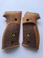 Nussbaum Griffschalen mit Daumenauflage für die Sig P220 