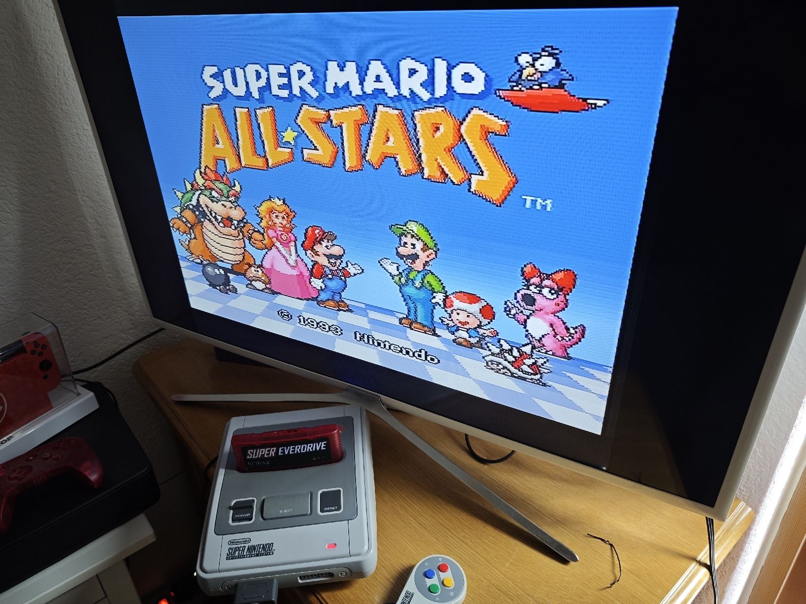 Nintendo Console: Super Nintendo SNES Konsole mit Controller – Usato da Leibstadt venduto da Rova 2