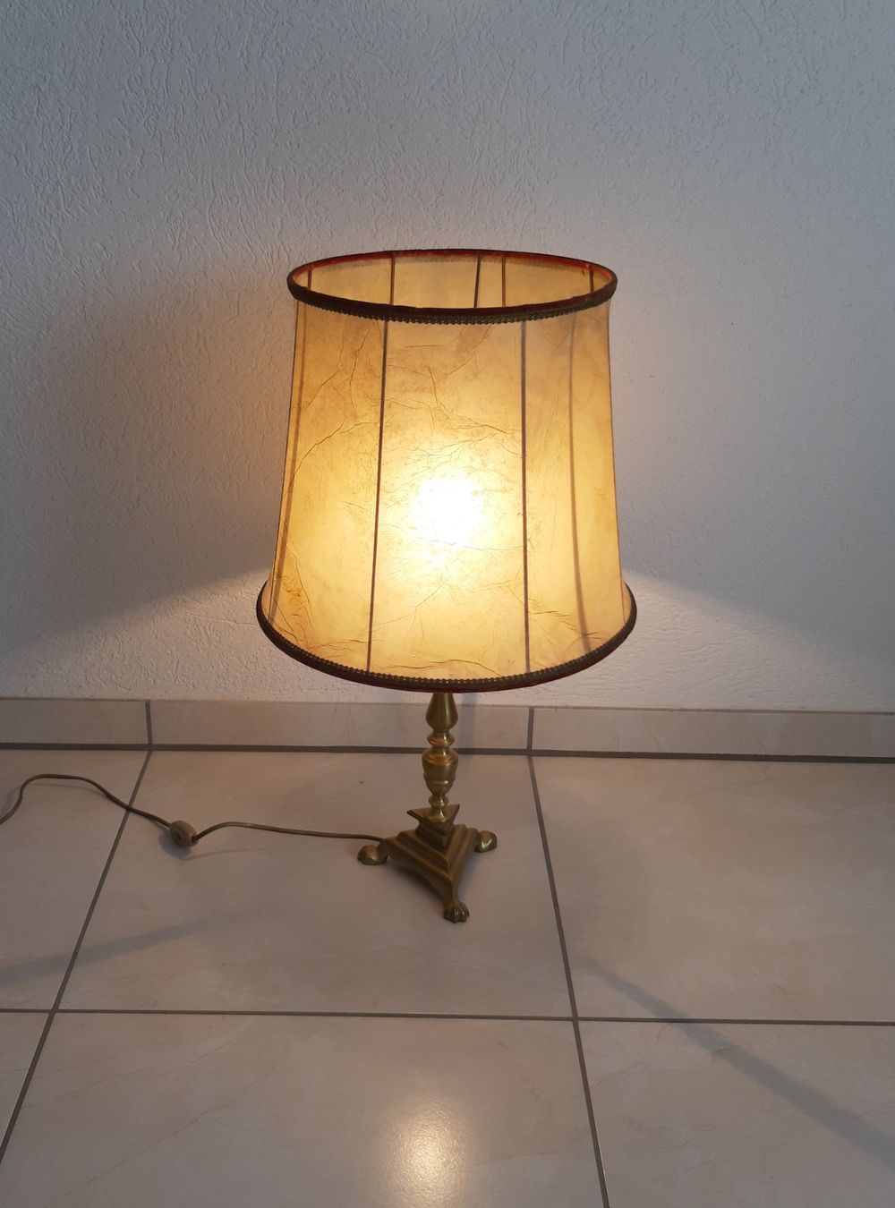 Lampen: Tischlampe Tisch Lampe Antik Kurios Messing – Gebraucht aus Birr von schwegi4 1