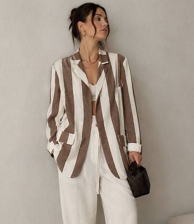 Leinen Blazer Gr. S - NEU