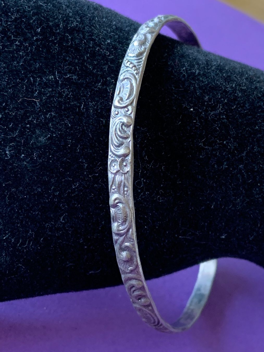 Armbänder & -reifen: Silberarmreif Ornament (6.8 cm) – Gebraucht aus Laufen von belleskulptur