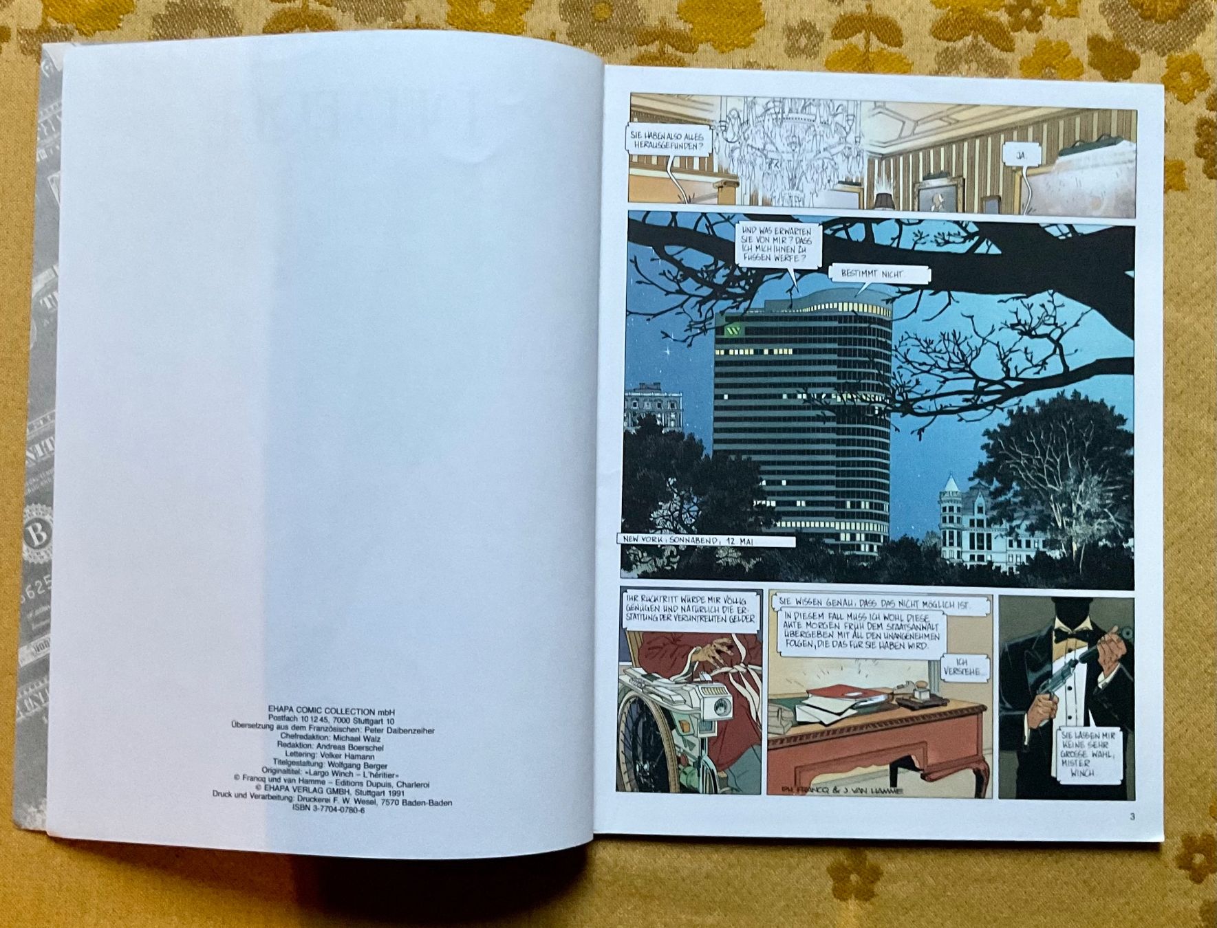 BD: Largo Winch Band Nr 1 von 1991 – D'occasion à Endingen par nathan05 3