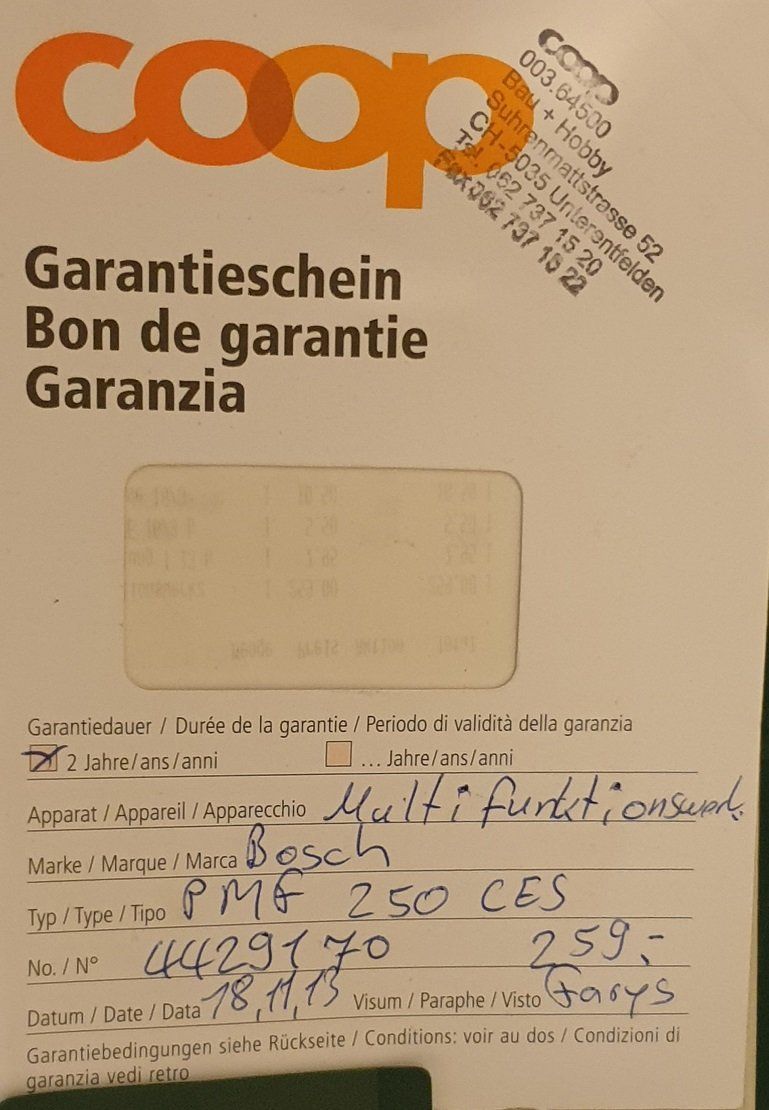 Bosch Sägen: Bosch Sägen PMF 250 CES – Gebraucht aus Dürrenäsch von Fleder 4