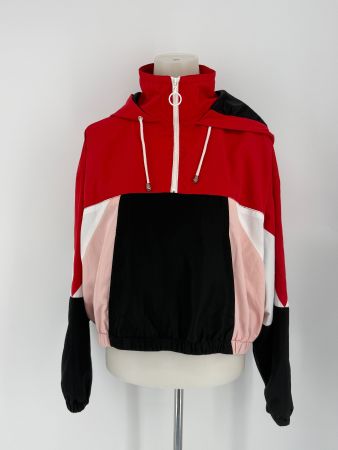 Kurze Jacke mit Kapuze Gr. 40/42 von Topshop
