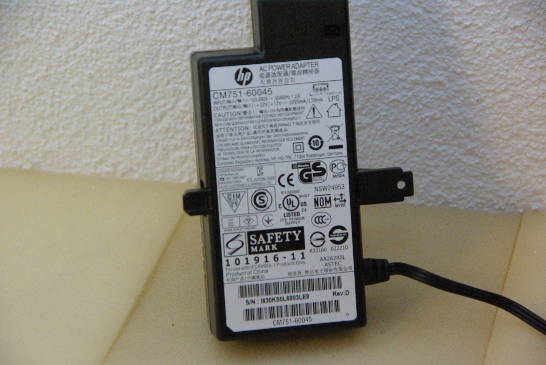 Hewlett Packard Stampanti: HP Drucker Netzteil mit Kabel CM751-60045 – Usato da Herisau venduto da Cevianer1844 4