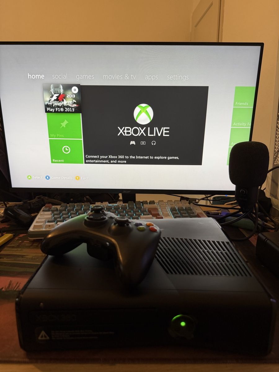 Microsoft Konsolen: Xbox 360 Slim Schwarz inkl. Kinect & Controller – Gebraucht aus Grenchen von lilmashi 4
