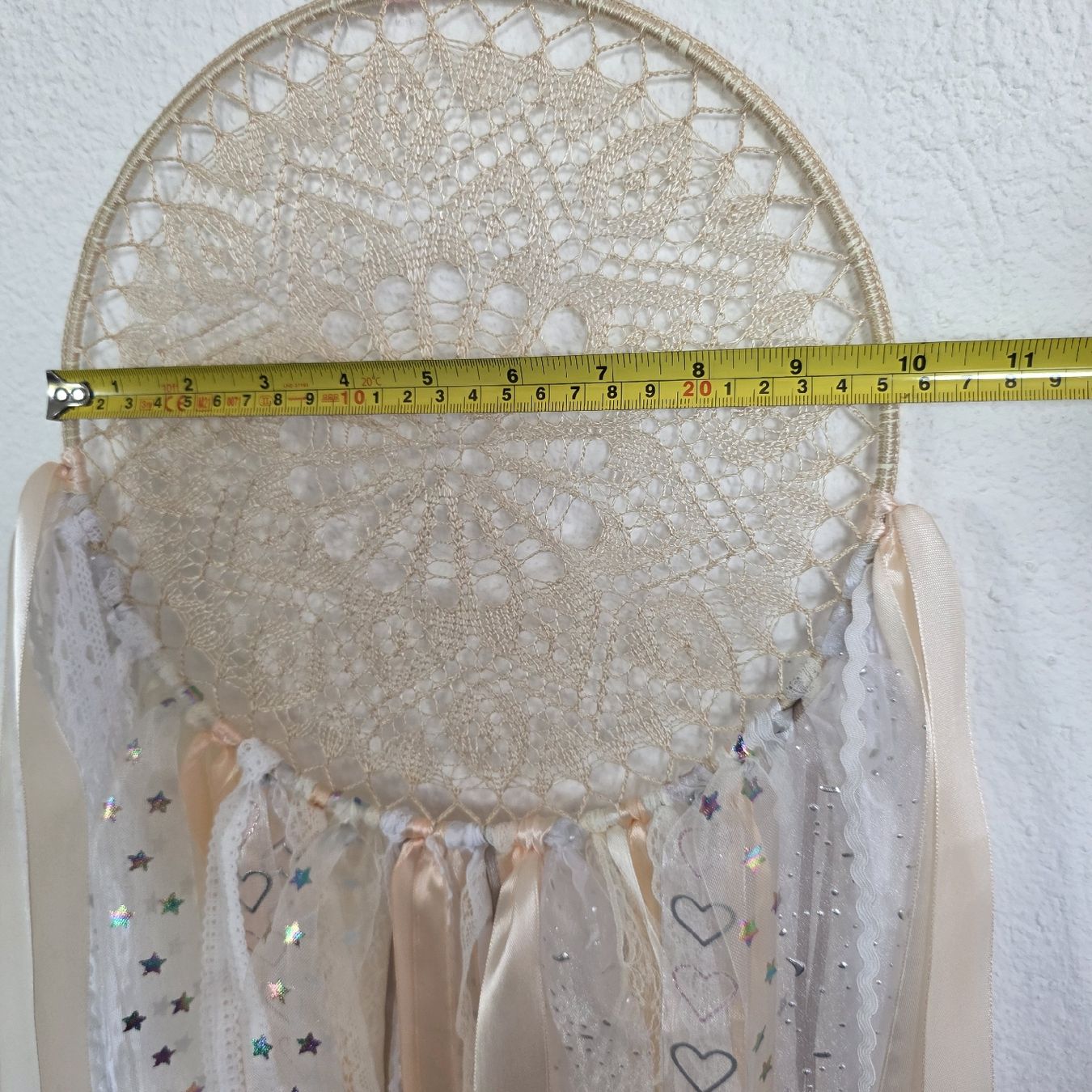 Tutte le decorazioni: Handgemachter Traumfänger in zarten Farben, Boho-Stil. – Nuovo (secondo la descrizione) da Rheinsulz venduto da Gilea 5