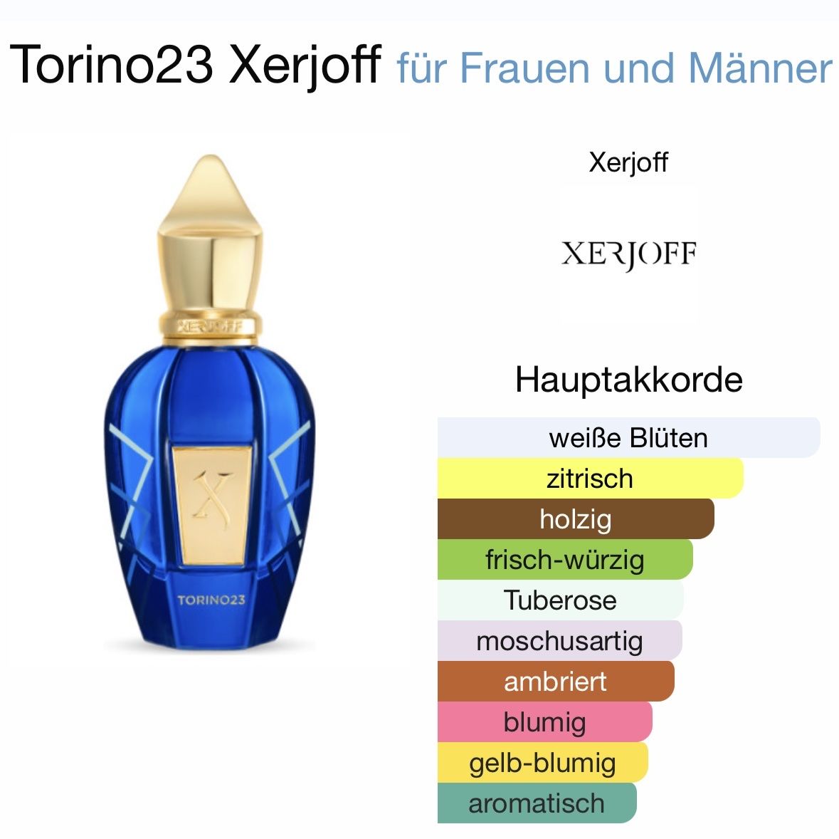 Xerjoff Profumi & Eau de Toilette: Xerjoff - TORINO 23 2ML - Probe – Nuovo (secondo la descrizione) da Düdingen venduto da parfum_tester 1