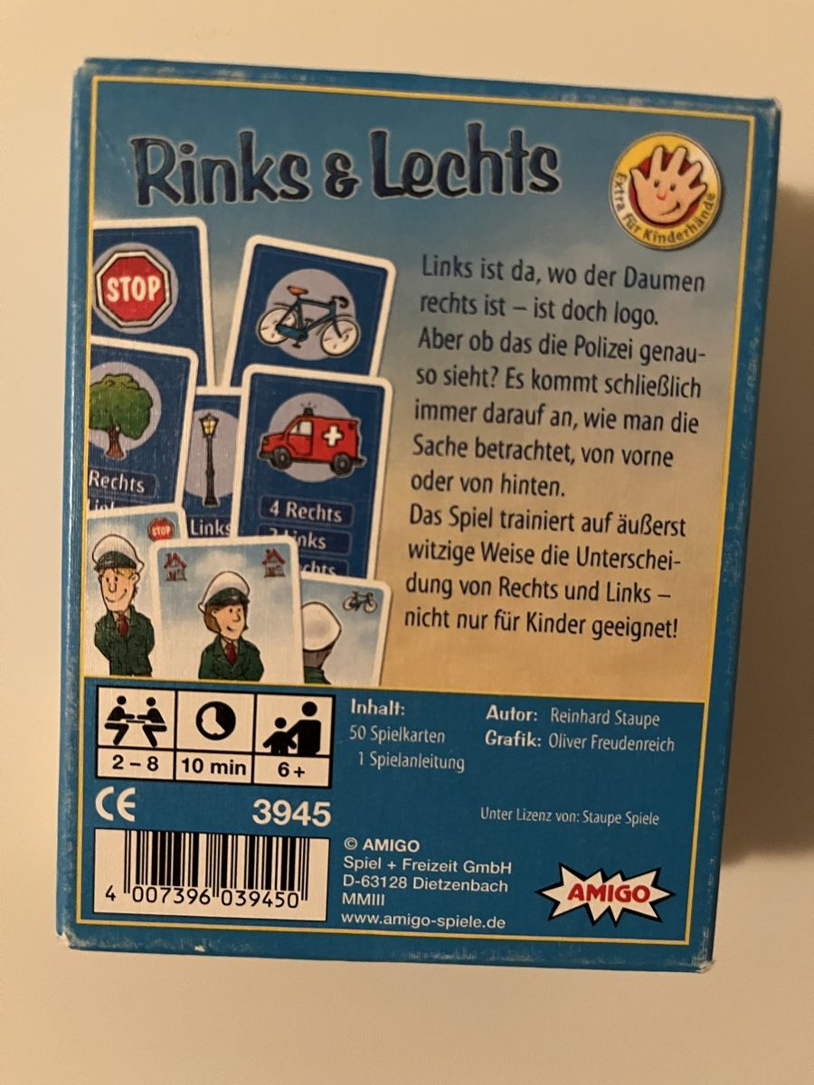 Giochi: Spiel Links und Rechts – Nuovo (secondo la descrizione) da Stäfa venduto da Exclusive0 1