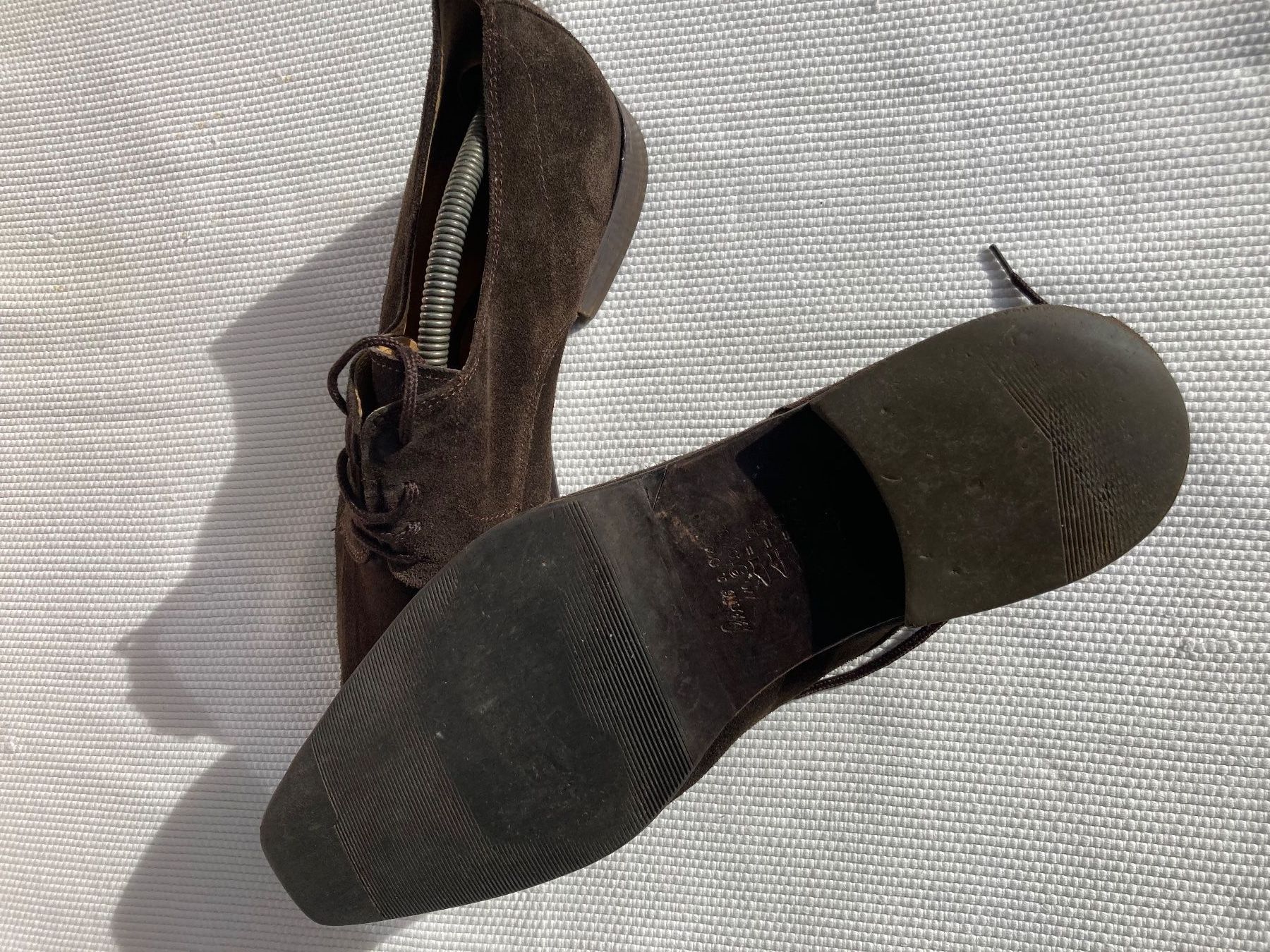 Scarpe da uomo: Wildlederschuhe Herren Braun Grösse 45 – Usato da Zürich venduto da wilden 2