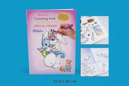 Diddlina Malbuch Seepferdchen mit Glitzerstickern NEU