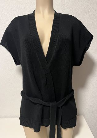 Ärmellose Strickjacke Lauren Ralph Lauren schwarz Grösse M