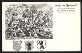 Appenzell, Schlacht am Stoss 1405, Appen