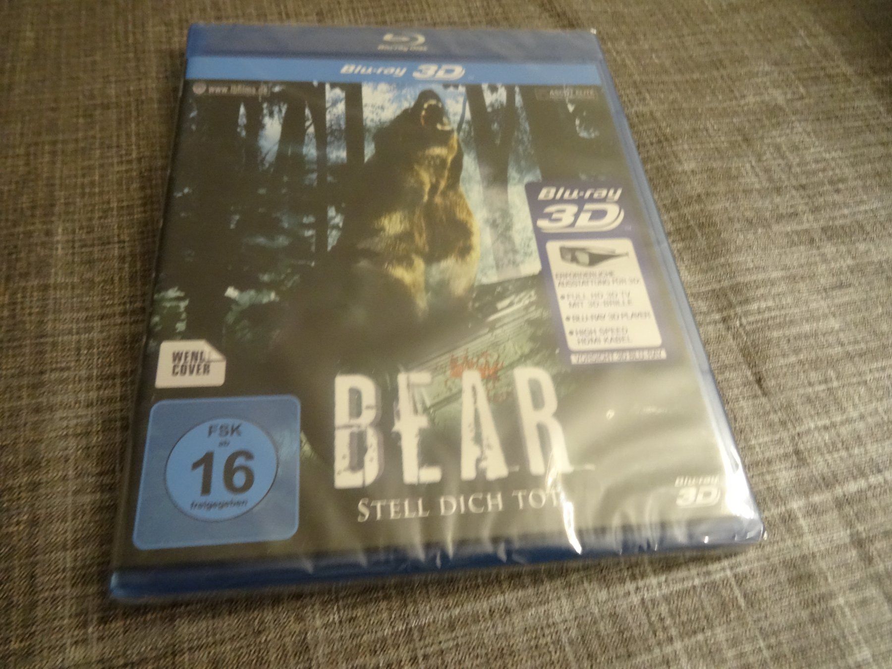 Tutti i DVDs: Bear - Stell dich tot (Blu-ray 3D) - NEUWARE – Nuovo e nell'imballaggio originale da Olten venduto da Disc-Verkauf
