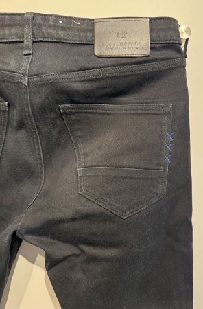 Schwarze Skinny Fit Jeans, Männer