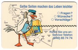 Hamburger Adressbuchverlag - volle Deutschland Telefonkarte