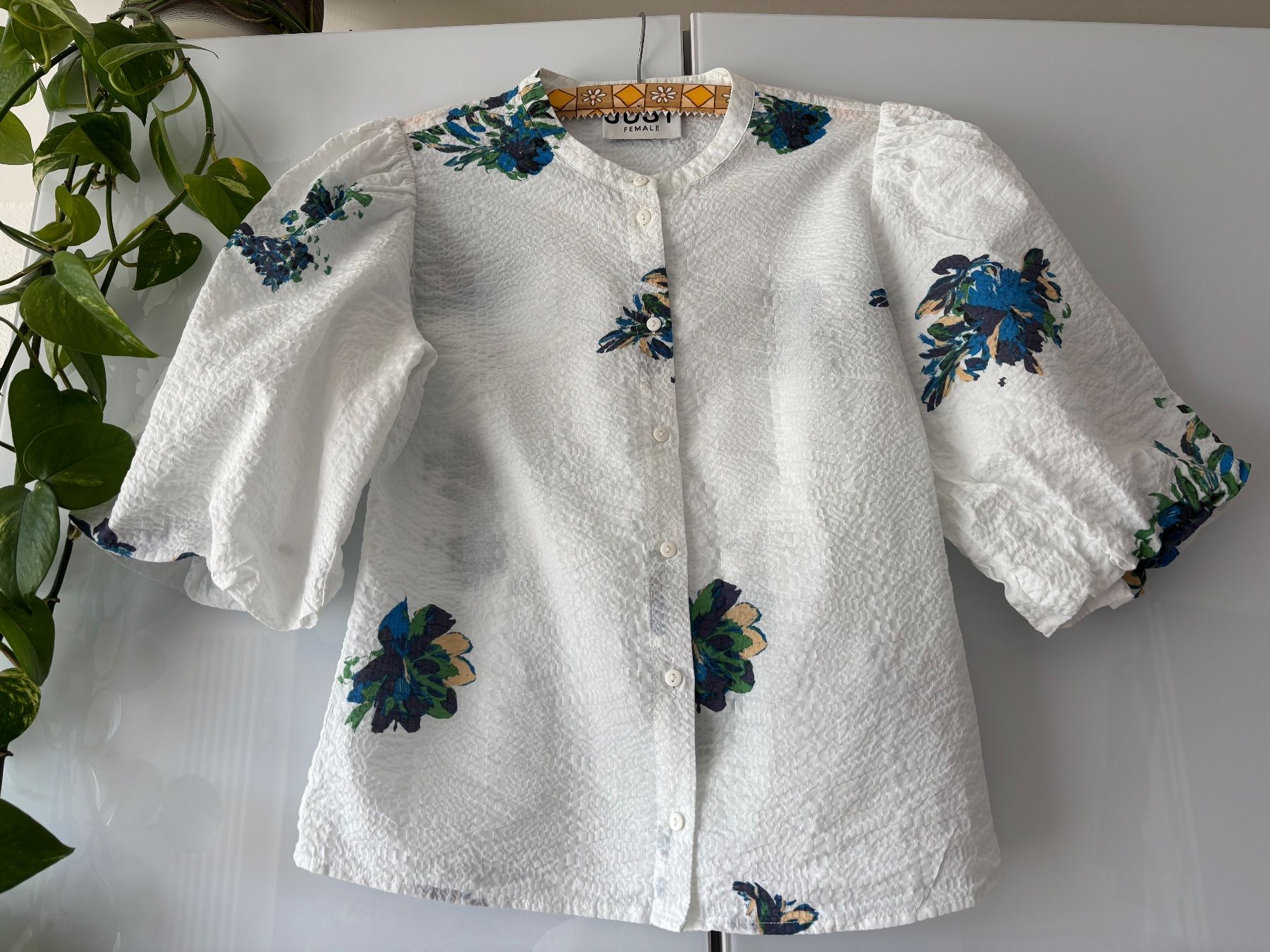Camicette: JUST FEMALE "MANDY BLOUSE" Bluse mit Blumenmuster Gr. 36 – Usato da Zürich venduto da missmodernage