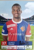 Original Autogrammkarte von Afimico Pululu / FC Basel