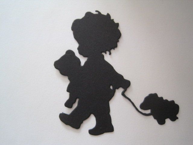 Incisioni: Stanz-Papier Motive Kind mit Hund – Nuovo e nell'imballaggio originale da Schachen LU venduto da moepsli5