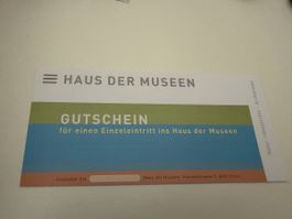 4 Eintrittsgutscheine fürs Haus der Museen in Olten