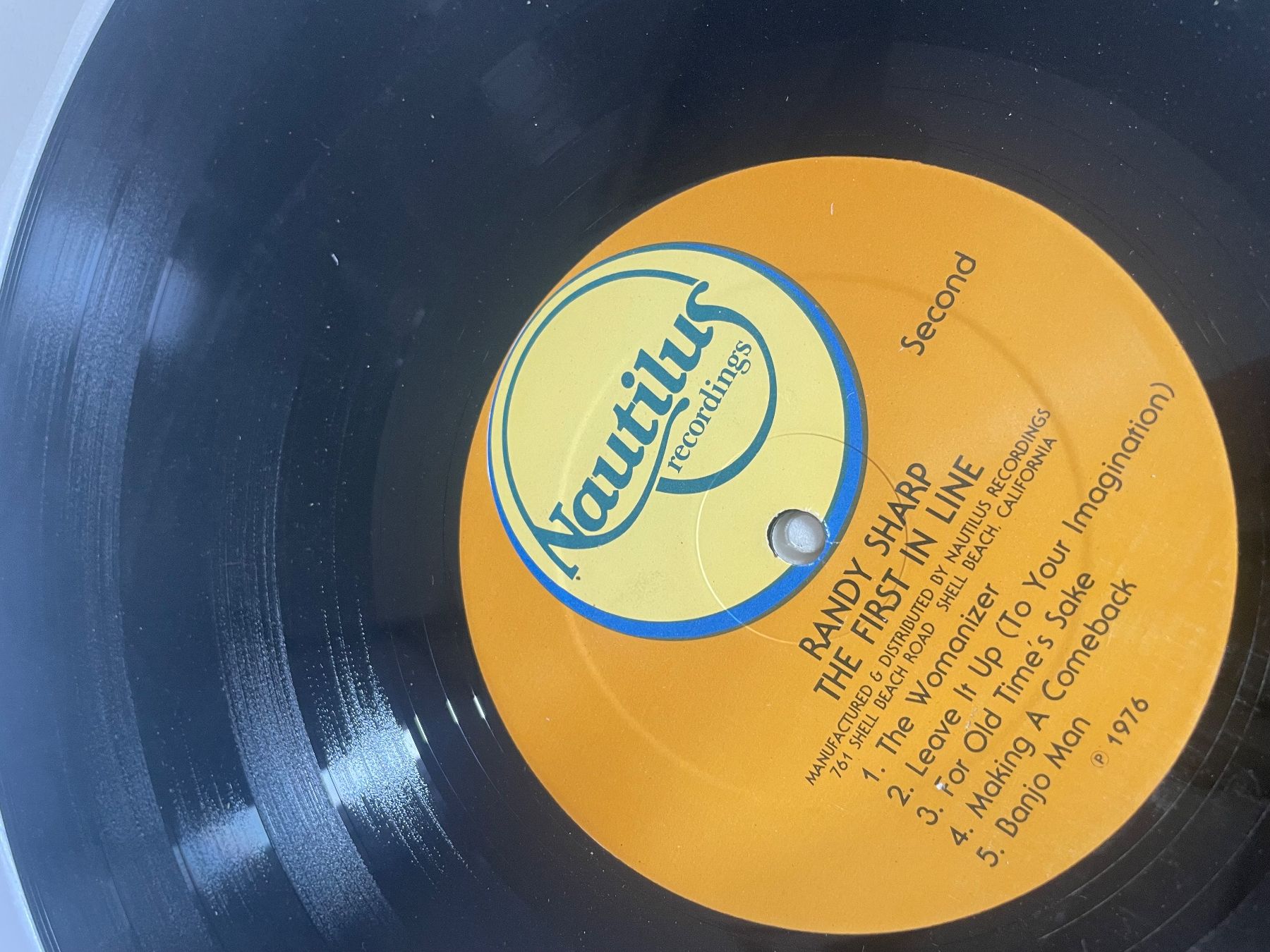 Schallplatten: Vinyl Randy Sharp - The First IN Line - 1976 - Nautilus Rec – Gebraucht aus Minusio von Pink222 4