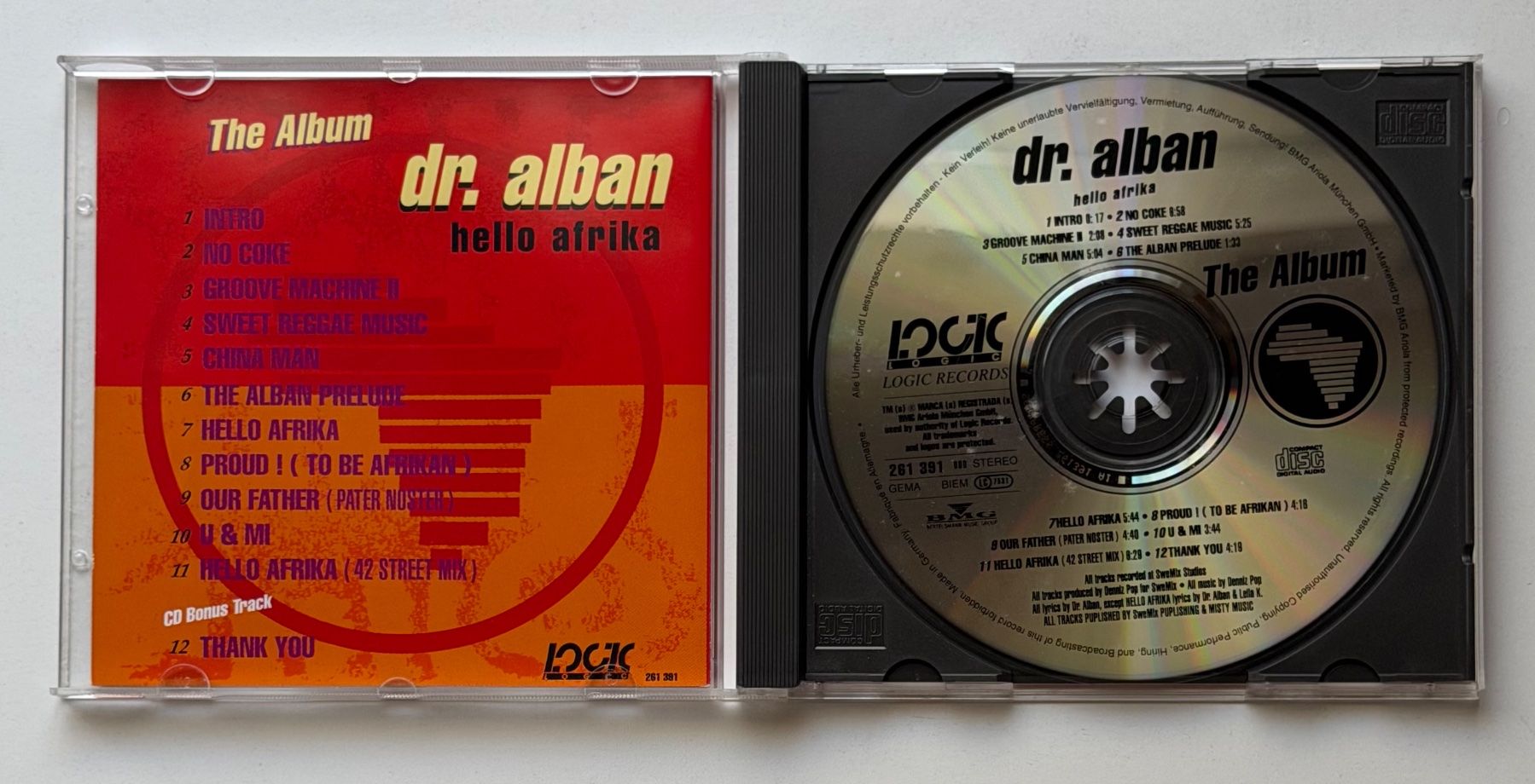 CD: Dr. Alban / Hello Afrika – Usato da Näfels venduto da rottabi 2