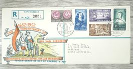 TR68 Enveloppe Grand Format Afrique du Sud 1952